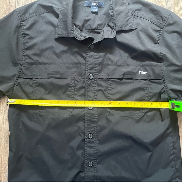 Tilley Men's Black Short Sleeve Shirt - Size Small - Picture 4 of 7